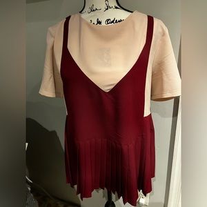 English Factory pink top size large